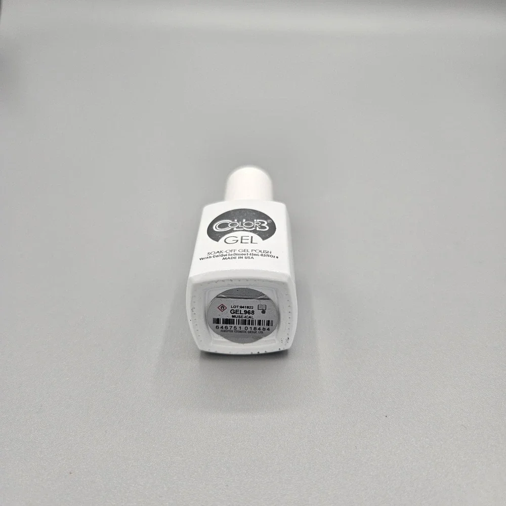 Color Club‎ Muse-ical GEL968 Soak-Off Gel Polish Gray 0.5oz 15ml Made in USA